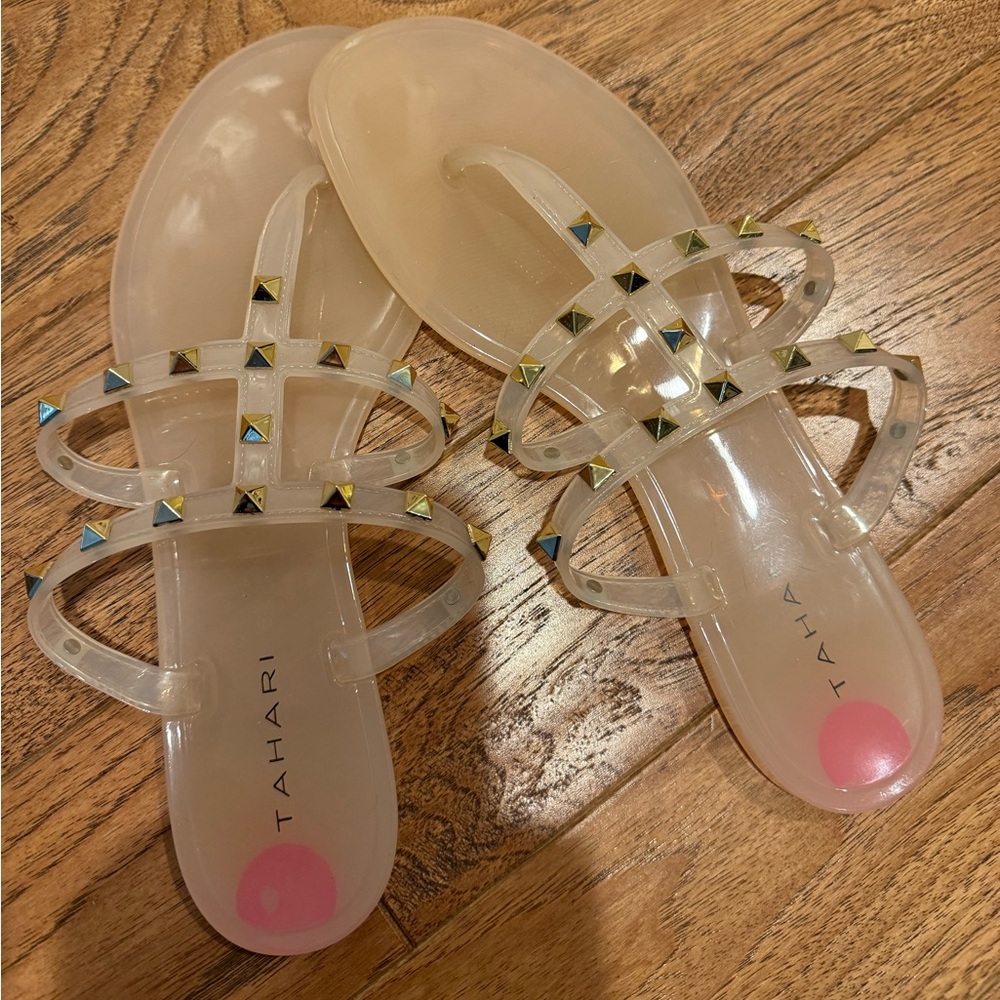 Tahari jelly sandals